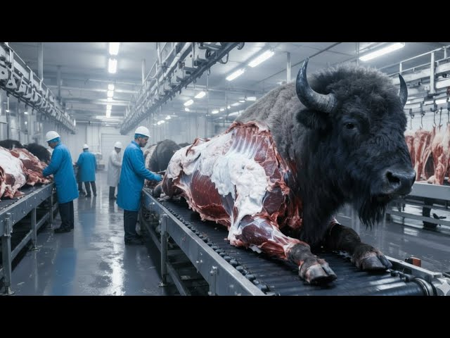 Inside the Bison Leather Factory: How Raw Bison Hide Becomes Luxury Fashion (Full Factory Process)
