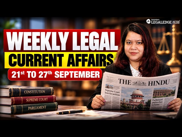 Weekly Legal News 21st to 27th Sept 2026 Supreme Court Big Decisions