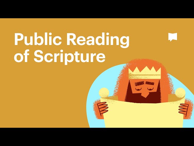 Public Reading of Scripture