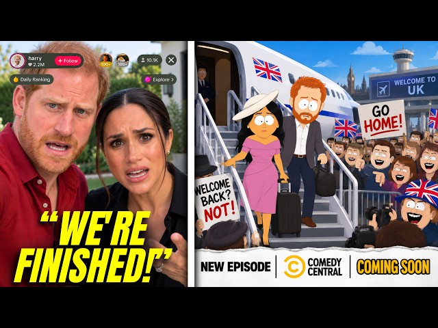 South Park Just RELEASED A SAVAGE New Episode On Harry & Meghan's UK Return — Meghan PANICS!?