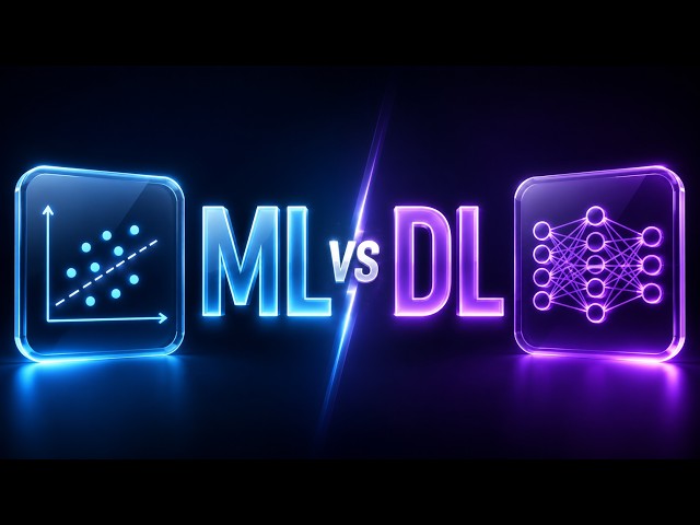 Machine Learning and Deep Learning Are NOT the Same | ML vs DL : Explained in 6 mins 