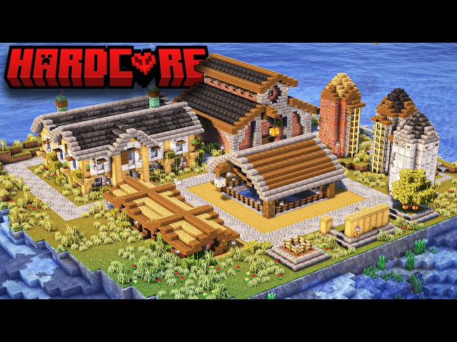 I Built 10 AESTHETIC Automatic Farms In HARDCORE Minecraft