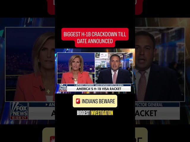 🚨 Trump Administration to launch the biggest H-1B crackdown yet