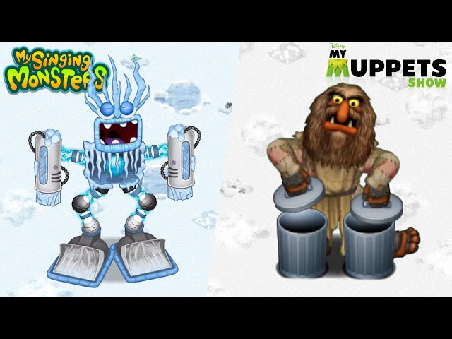Epic Wubbox on Cold Island and Sweetums | My Singing Monsters and My Muppets Show