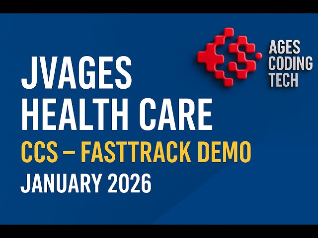 JVAGES MEDICAL CODING TRAINING CCS DEMO - 2026