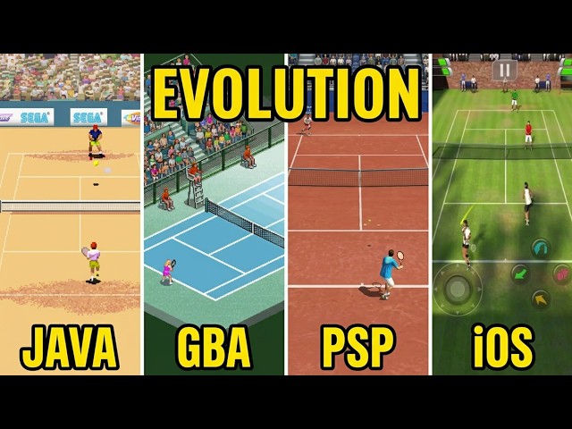 Virtua Tennis: Evolution Across Generations – Java, GBA, PSP & iOS