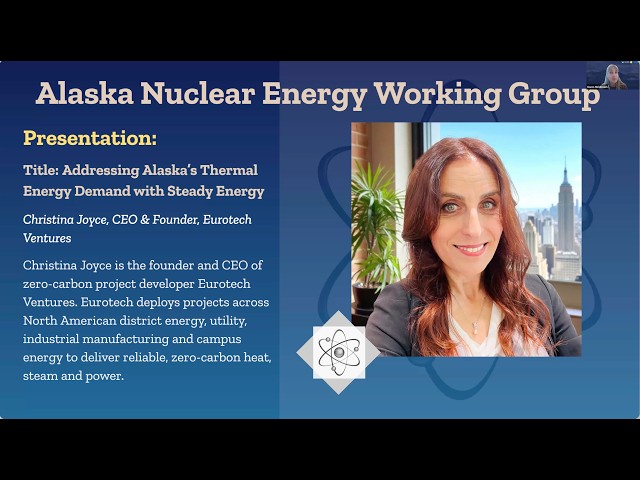 Nuclear Working Group September22, 2026 - Christina Joyce, CEO & Founder, Eurotech Ventures