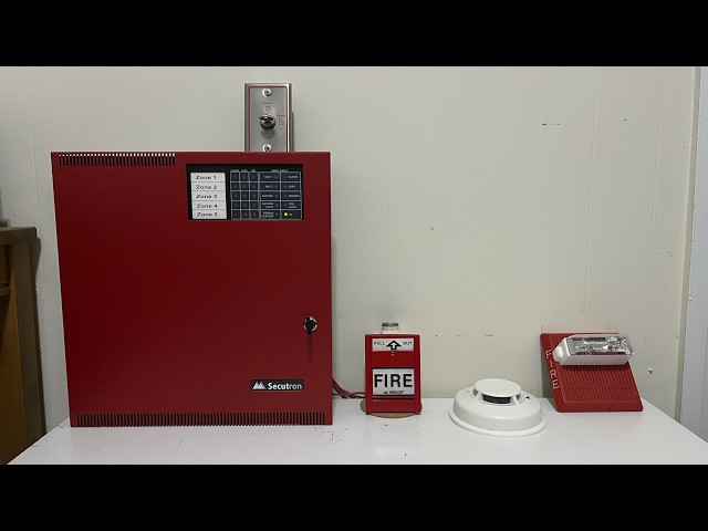 Secutron MR-2605 Fire Alarm Panel Overview and Demo
