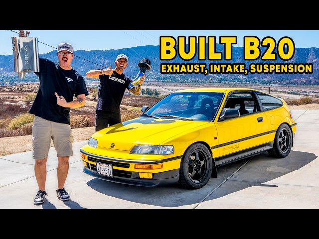 The 10,000rpm B18 CRX Build is FINISHED!