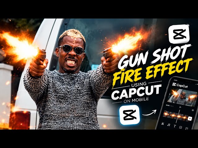     How to Make a GUN SHOT FIRE EFFECT in CapCut 🔥 (Mobile Tutorial) #capcut #vfx 