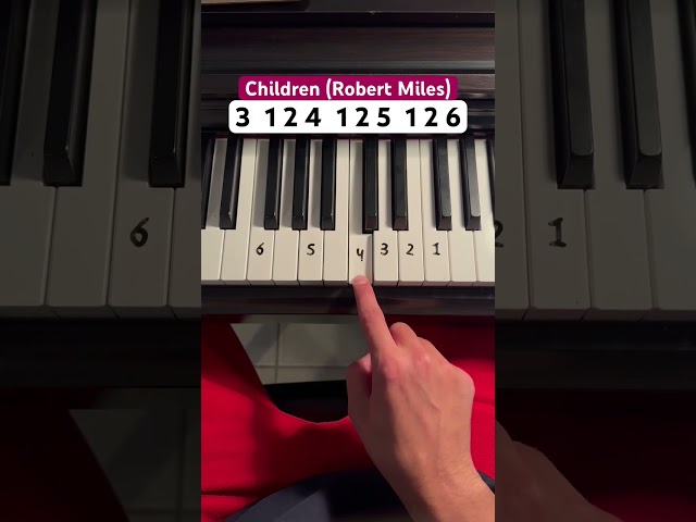 Children (Robert Miles) #piano #pianomusic #pianototurial #trance #tutorial