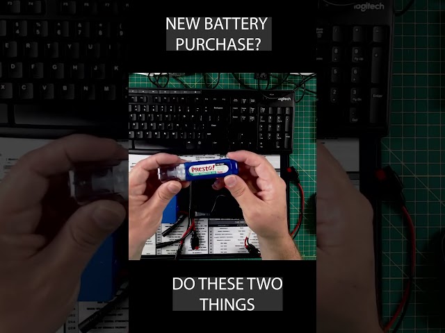 Do These 2 Things With A New Battery!  #shorts #hamradio #bioenno