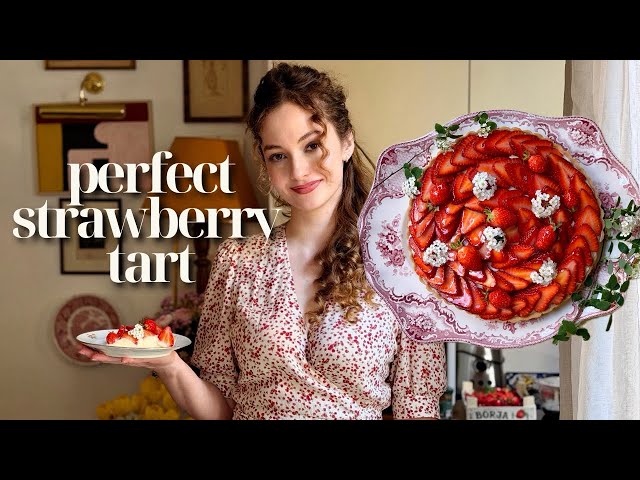 The Perfect French Strawberry Tart | A Day Baking in My Tiny Parisian Kitchen + Linjer Jewelry