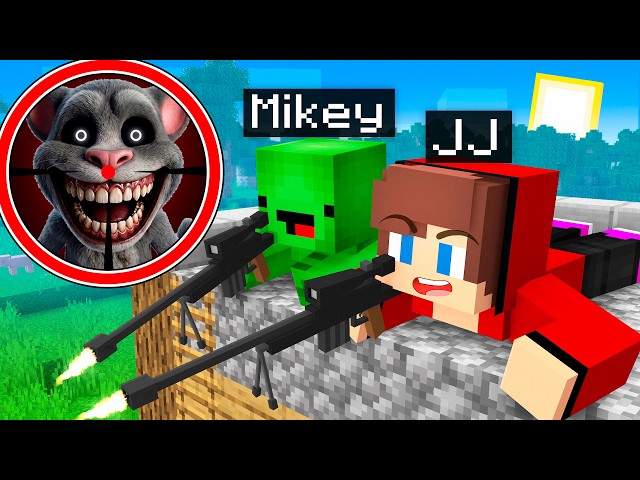 Why Mikey and JJ Hunting on Tom.exe in Minecraft at 3:00 AM !? - Maizen