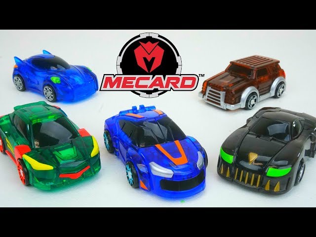 MECARD Transformers Evan Tero Mugan Mecardimals Car Robots Awesome NEW Toys!