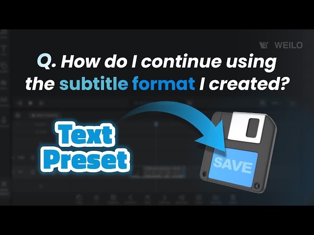 How do I continue using the subtitle format I created? | QnA Tutorial 05