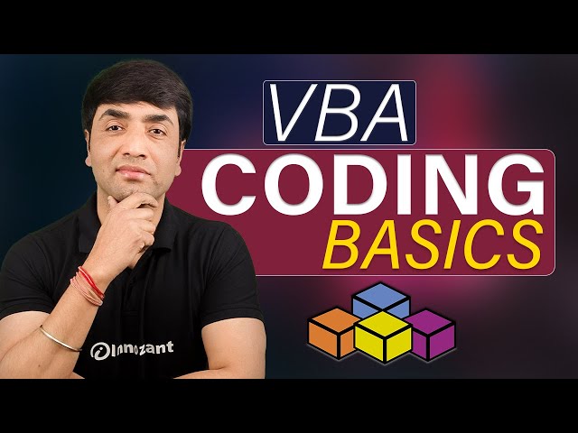 VBA Coding Basics | Step by Step VBA Learning in Hindi