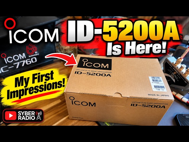 The Icom ID-5200A Is Here — My First Impressions!