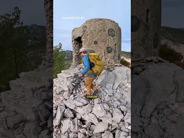 Why did they build this in the remote mountains?  #exploring #abandonedplaces #adventure