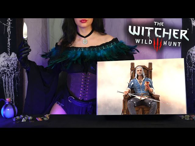 Yennefer Unboxes Geralt: THE WITCHER 3 Wild Hunt Statue by PureArts