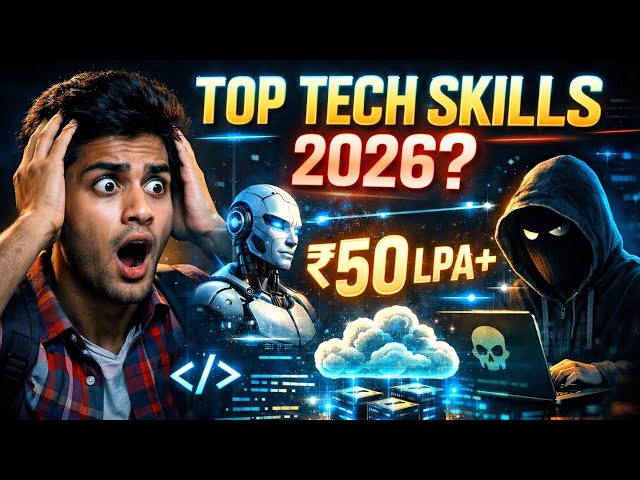 Top 5 High-Paying Tech Skills to Learn in 2026 | Future-Proof Careers for Students 🔥