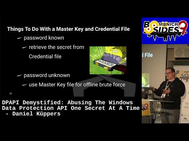 DPAPI Demystified: Abusing The Windows Data Protection API One Secret At A Time - Daniel Küppers