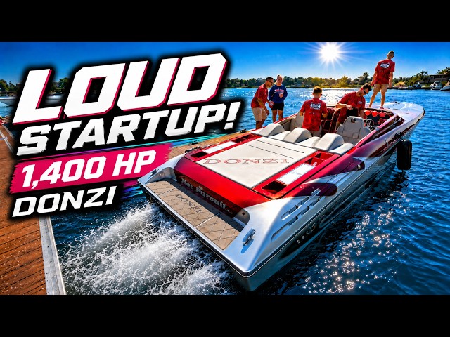 1,400 HP DONZI LOUD STARTUP!! | Twin 700 SCi