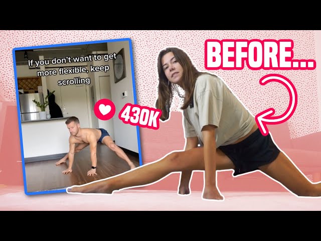 We Tried VIRAL Flexibility Hacks from Tik Tok for a WEEK!