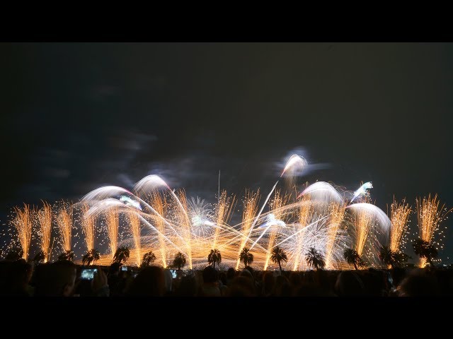 Part(5 of 12) 2019.11.03 大阪湾水上芸術花火「QUEEN SUPER FIREWORKS～夜空のラプソディ～」"Hammer To Fall"