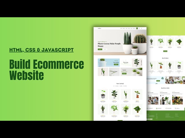 Build Ecommerce Website Step By Step From Scratch