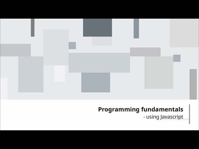 Programming crash course - Kinyarwanda