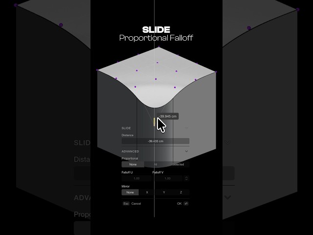 Proportional falloff will change the way you surface #plasticity