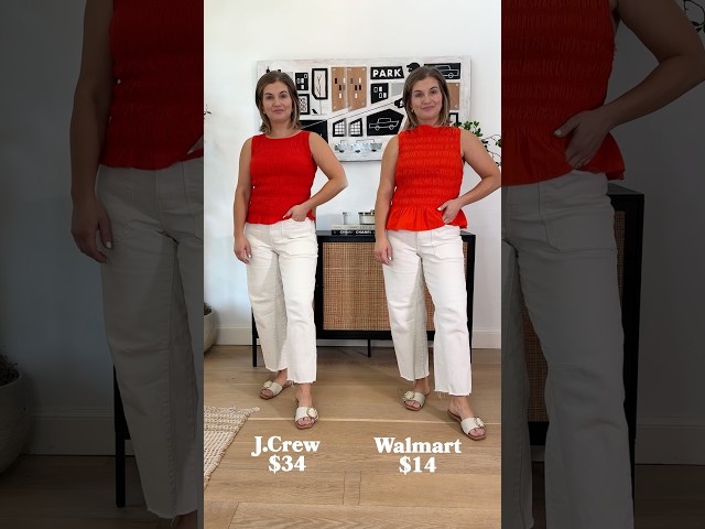 J Crew or Walmart Top?! #walmartfinds #walmartfashion