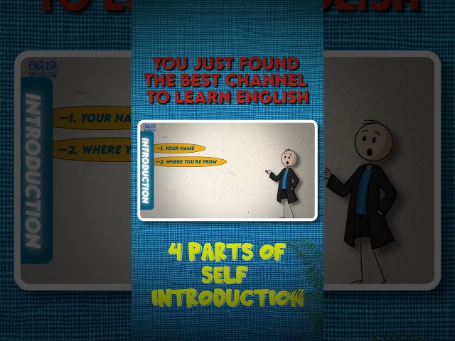 4 Parts of a Self-Introduction in English | Structure & Examples