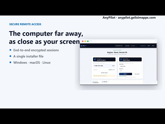 AnyPilot: Remote Desktop & Remote Support Software — Self-Hosted, White-Label