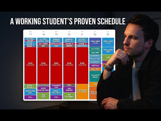 The Realistic 9-to-5 Study Routine (Step-by-Step Case Study)