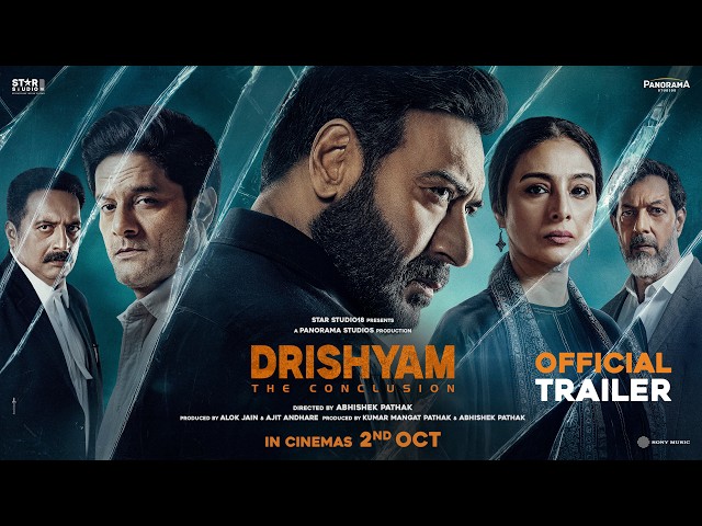 Drishyam: The Conclusion | Official Trailer | Ajay Devgn, Tabu, Jaideep | Abhishek Pathak | 2 Oct