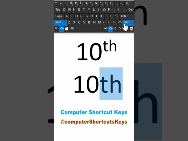 MS Word Shortcut Key for 10th #shorts #ms word