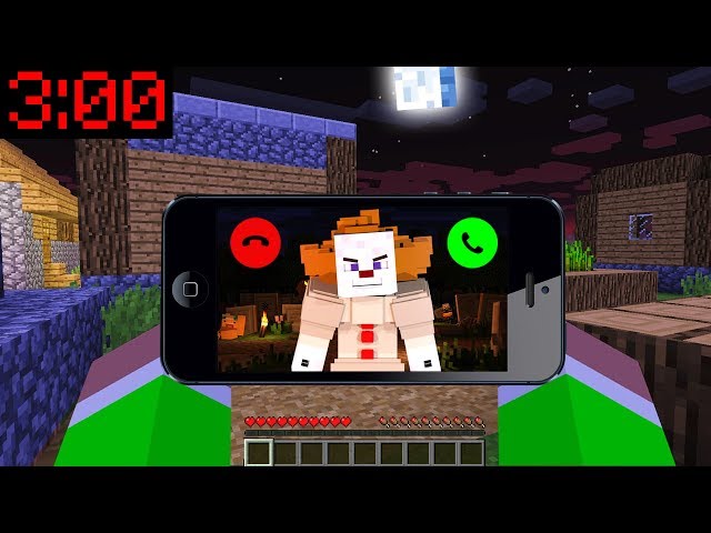 Minecraft PE : DO NOT CALL PENNYWISE at 3:00AM