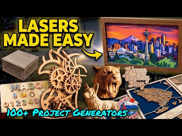 Lasers Made Easy: 100+ Tools in xTool ATOMM 4.0 (Beginner to Pro)