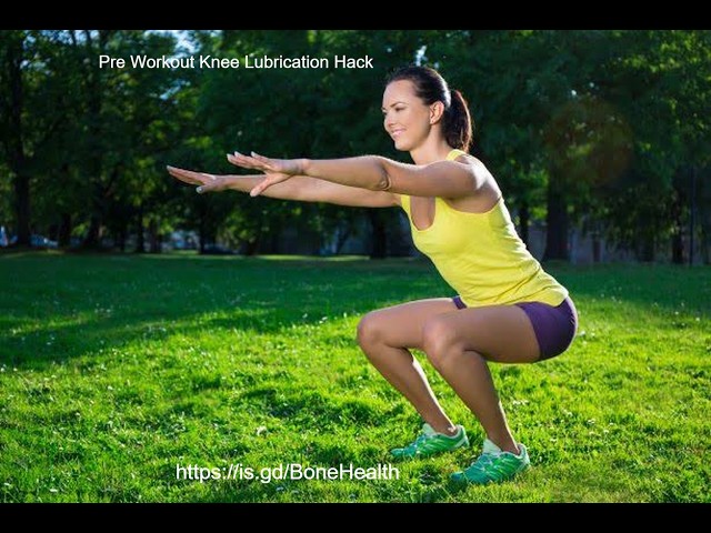 Knees Feel Stiff Before Exercise? Try the Pre-Workout Knee Lubrication Hack