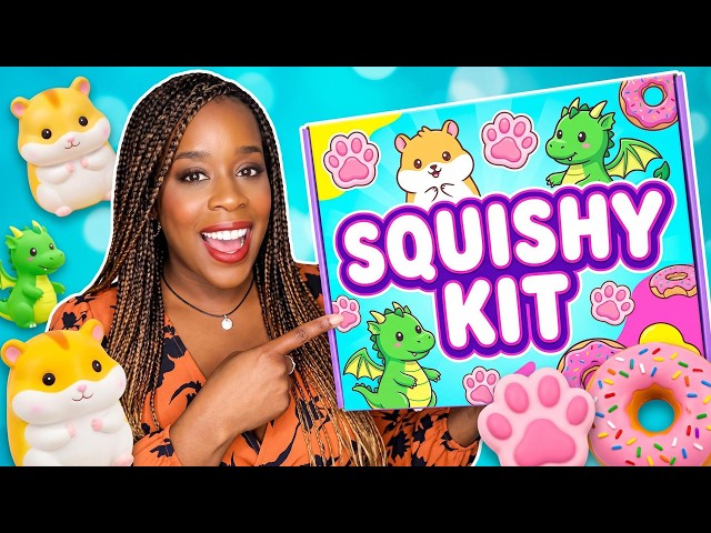 DIY Squishy Kit Unboxing: Hamster and Dragon Edition