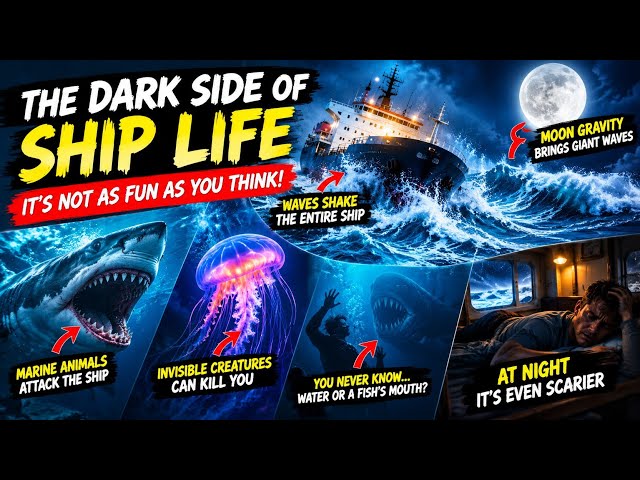 The Terrifying Reality of Life on a Ship! 🌊😱 | Ocean Facts You Never Knew ( fixdfact )