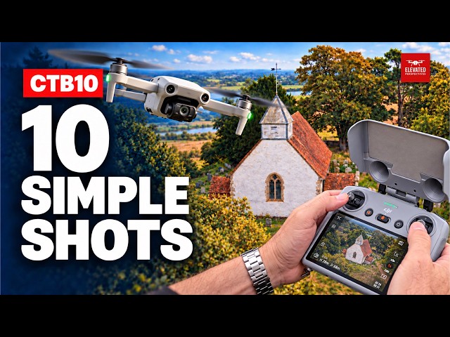 10 Simple Cinematic Drone Shots Using Stick Controls | DJI Mini 5 Pro