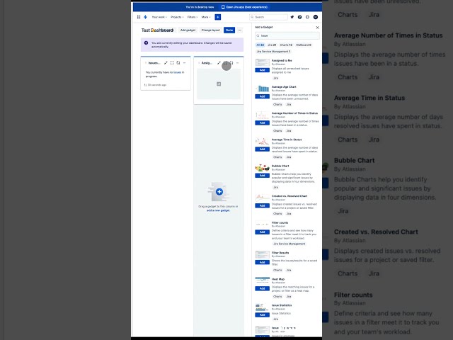 How to create Jira Dashboard - Jira Tips and tricks #shorts