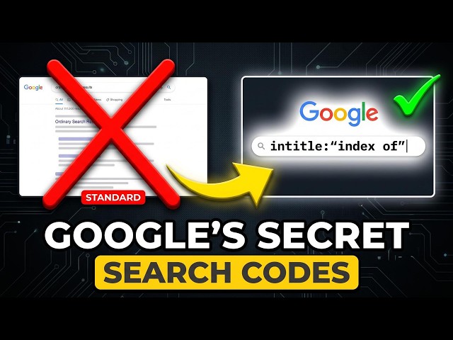 The Secret Google Codes They Don't Want You to Know