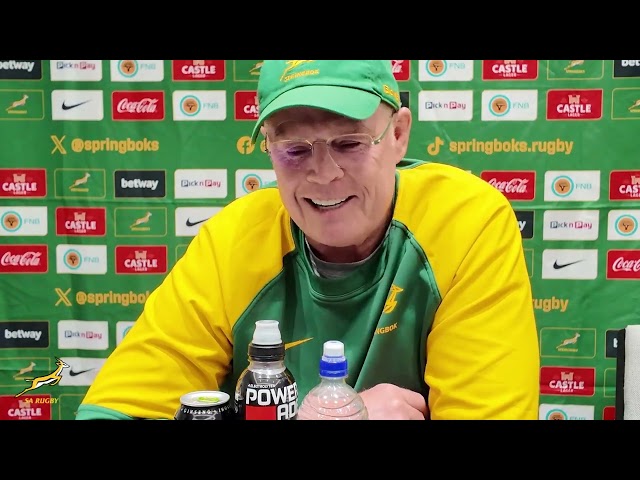 Rassie Erasmus | Springbok Team Announcement | 22 September 2026
