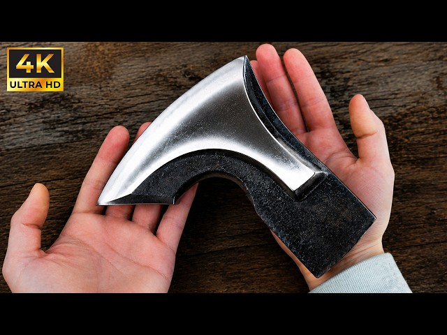 How to Sharpen an Old Axe to Perfect Sharpness – From rust to treasure | Creative Inventions