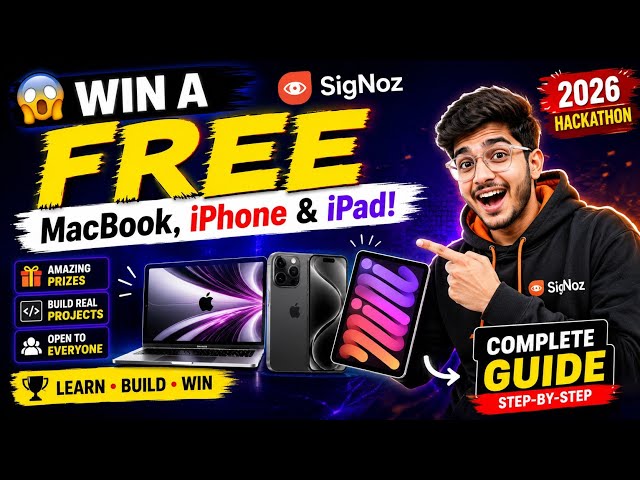 😱 Win a FREE MacBook, iPhone & iPad! | Agents of SigNoz Hackathon 2026 Complete Guide