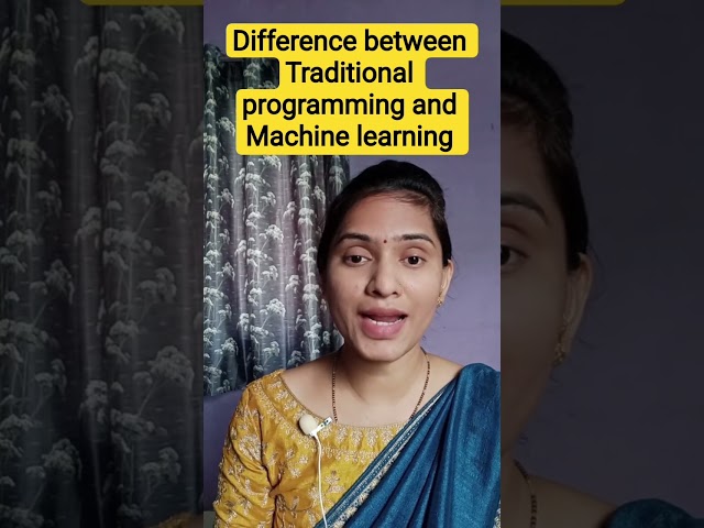 Traditional Programming vs Machine Learning in 60 Seconds! 🤖💻 #ai